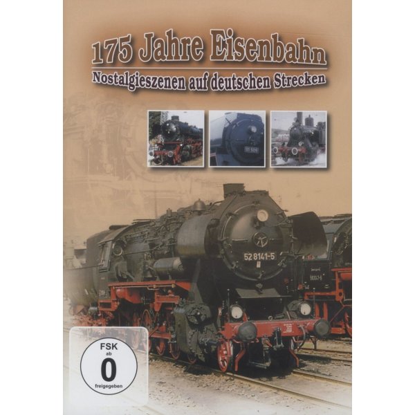 175 Jahre Eisenbahn - Nostalgieszenen auf deutschen Strecken -   - (DVD Video / Sonstige / unsortiert)