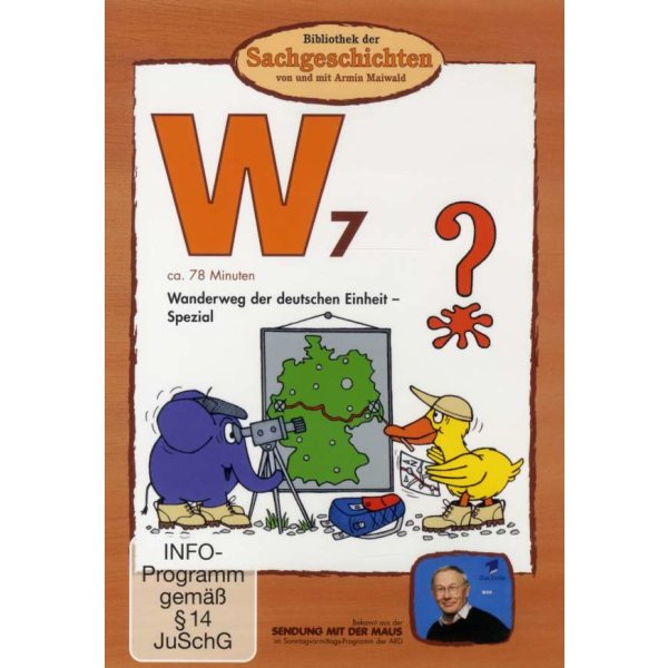 Bibliothek der Sachgeschichten - W7 (Wanderweg der Einheit) - Q Rious  - (DVD Video / Kinderfilm)