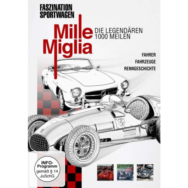 Die Mile Miglia - Die legendären 1.000 Meilen -   - (DVD Video / Sonstige / unsortiert)