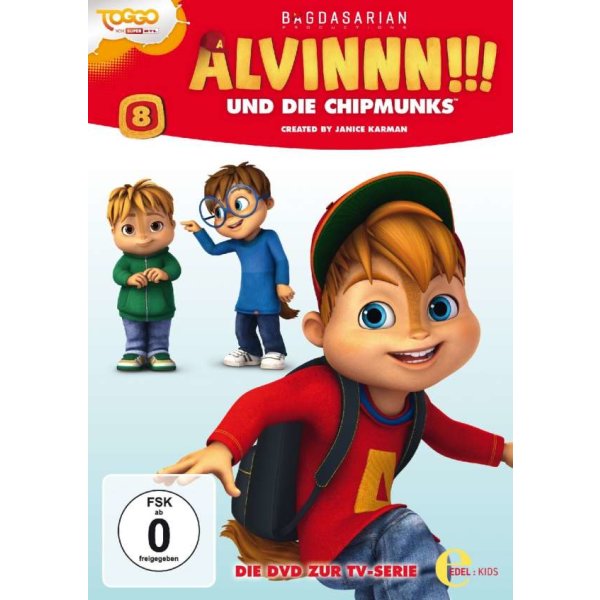 Alvinnn!!! und die Chipmunks DVD 8: Superhelden - Edel Music  - (DVD Video / ANIMATION)