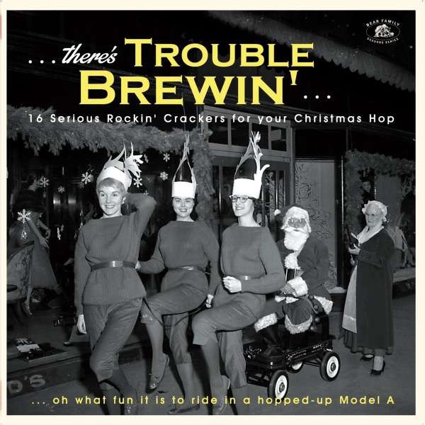 Various Artists: Theres Trouble Brewin - 16 Serious Rockin Crackers for your Christmas Hop (Green Vinyl) -   - (Vinyl / Rock (Vinyl))