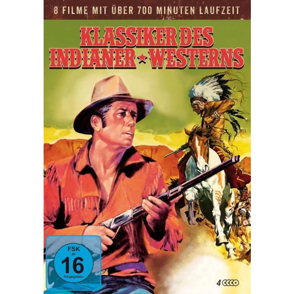 Klassiker des Indianer-Westerns (8 Filme auf 4 DVDs) - SchröderMedia HandelsGmbH  - (DVD Video / Sonstige / unsortiert)