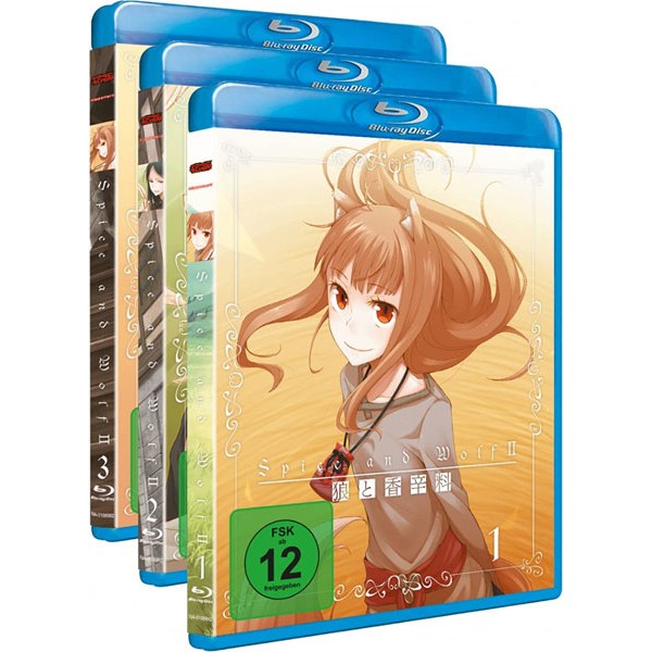 Spice & Wolf - Kompl. Staffel 2 (BR) Gesamtausgabe - Bundle Vol.01-03 - AV-Vision  - (Blu-ray Video / Anime)