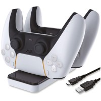 PS5 Ladestation f. 2 Controller Eaxus - Eaxus  -...