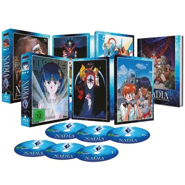 Nadia und Macht d.Zaubersteins BOX (BR) Gesamtausgabe - Bundle Vol.1-2 - AV-Vision  - (Blu-ray Video / Anime)