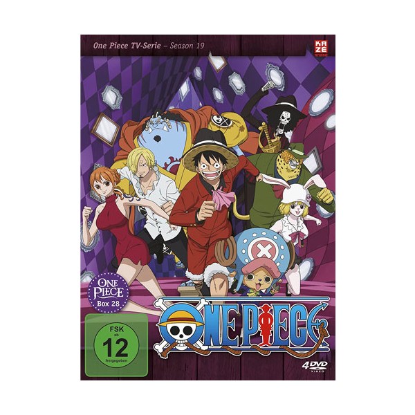 One Piece BOX 28 (DVD)  TV-Serie (Episoden 829-853)  4Disc - AV-Vision  - (DVD Video / Zeichentr.)