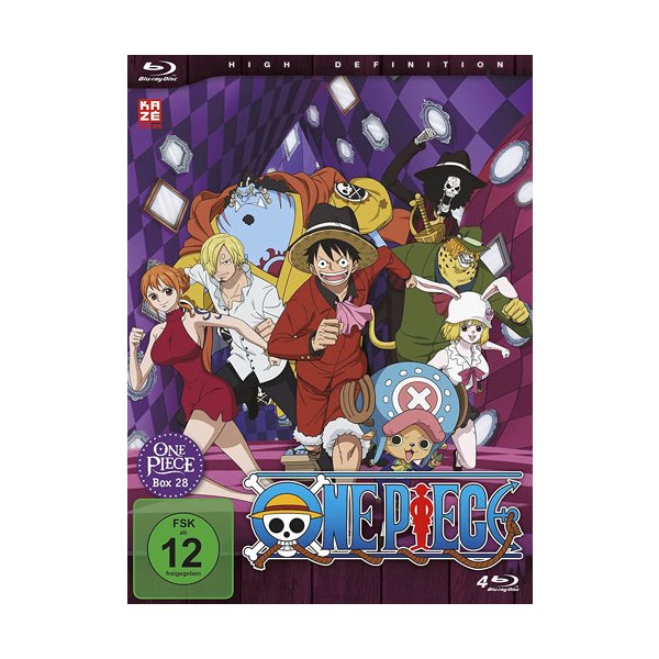 One Piece BOX 28 (BR)  TV-Serie (Episoden 829-853)  4Disc - AV-Vision  - (Blu-ray Video / Zeichentr.)