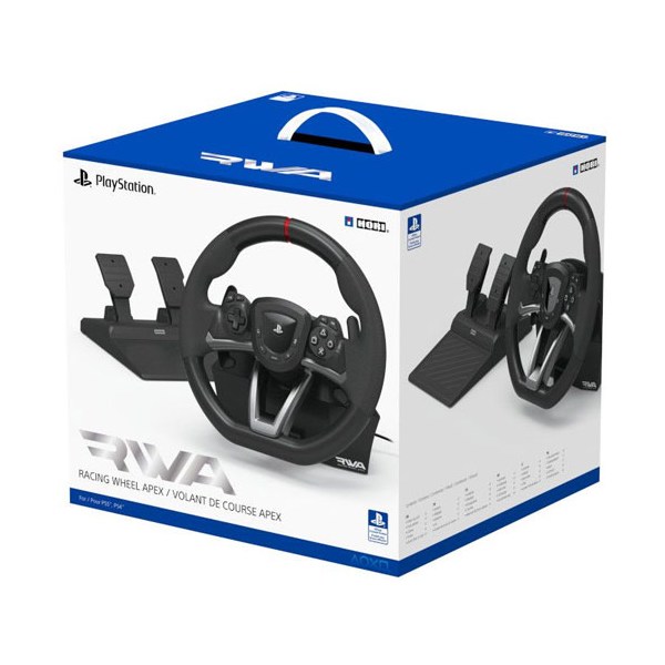 PS5 Lenkrad RWA Racing Wheel Apex  PS4,PS5,PC  HORI, mit Pedalen - Hori SPF-004U - (SONY® PS5 Hardware / Zubehör)