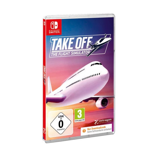 Take Off - The Flight Simulator  SWITCH  CiaB Code in a Box - Astragon  - (Nintendo Switch / Simulation)