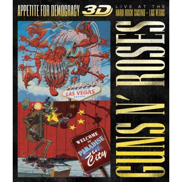 Guns N Roses: Appetite For Democracy: Live At The Hard Rock Casino - Las Vegas 2012 (Explicit) (3D) -   - (Blu-ray Video / Pop / Rock)