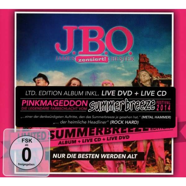 J.B.O.     (James Blast Orchester): Nur die Besten werden alt (Summerbreeze-Tour Edition) (2 CD + DVD) -   - (CD / Titel: H-P)