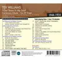 Tex Williams: I Got Texas In My Soul -   - (CD / Titel: H-P)