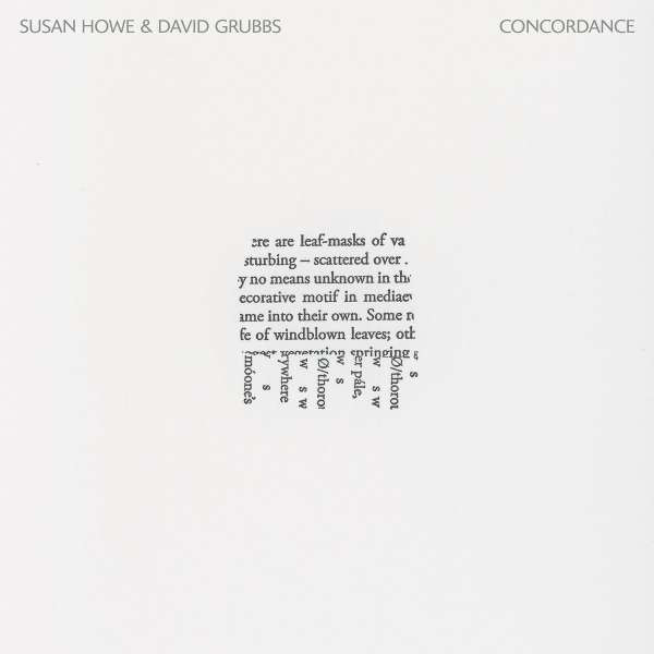 Susan Howe & David Grubbs: Concordance -   - (Vinyl / Pop (Vinyl))