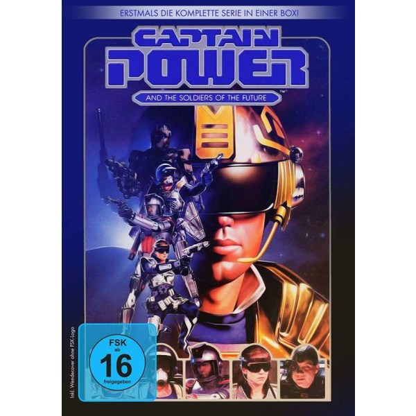 Captain Power (Komplette Serie) - 375 Media  - (DVD Video / Action)