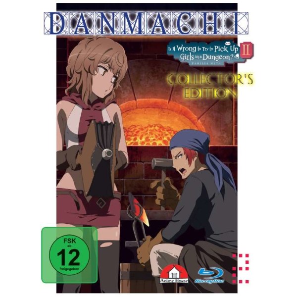 DanMachi - Is It Wrong to Try to Pick Up Girls in a Dungeon? Vol. 2 (Limited Collector’s Edition) (Blu-ray) - Crunchyroll GmbH  - (Blu-ray Video / Anime)