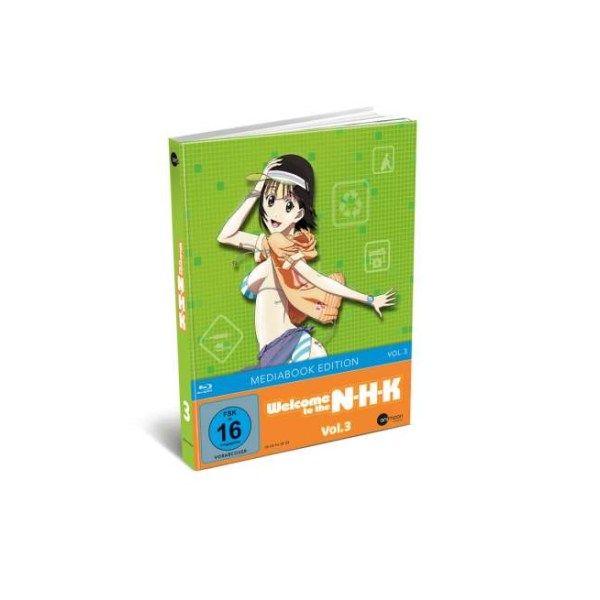 Welcome to the NHK Vol. 3 (Limited Mediabook Edition) (Blu-ray) - AniMoon Publishing  - (Blu-ray Video / Anime)