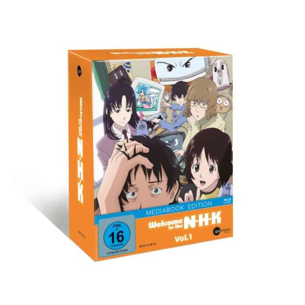 Welcome to the NHK Vol. 1 (Limited Mediabook Edition) (mit Sammelschuber) (Blu-ray) - AniMoon Publishing  - (Blu-ray Video / Anime)