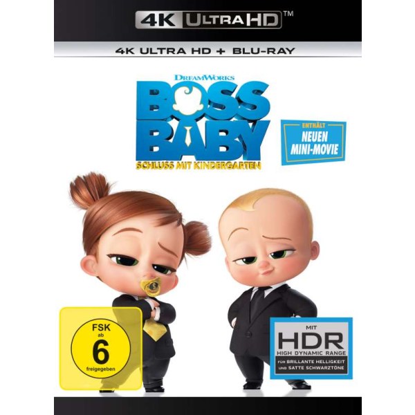 Boss Baby - Schluss mit Kindergarten (Ultra HD Blu-ray & Blu-ray) -   - (Ultra HD Blu-ray / sonstige / unsoriert)