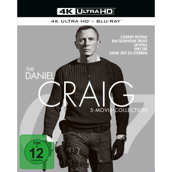 Daniel Craig 5-Movie-Collection (Ultra HD Blu-ray & Blu-ray) -   - (Ultra HD Blu-ray / sonstige / unsoriert)