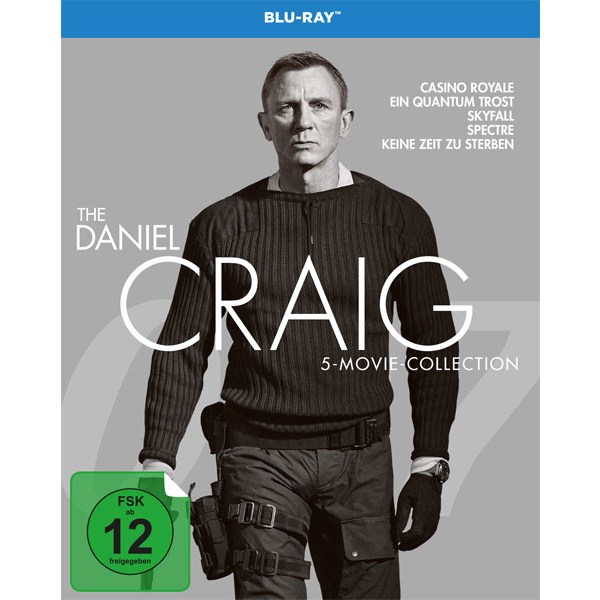 Bond 007 -  Daniel Craig 5-Movie-Collection (BR)  Min: 705/DD5.1/WS  5Disc - MGM  - (Blu-ray Video / Action)