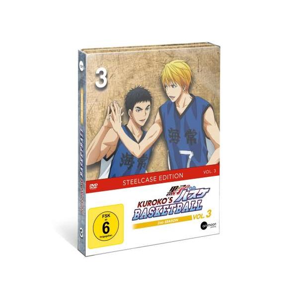 Kurokos Basketball Staffel 3 Vol. 3 (Steelbook) -   - (DVD Video / Sonstige / unsortiert)