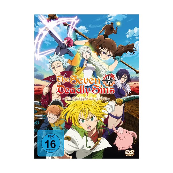 Seven Deadly Sins - Staffel 2 (DVD) Set  Die Rückkehr der Gebote, Komplettset Vol.1-4 - AV-Vision  - (DVD Video / Anime)