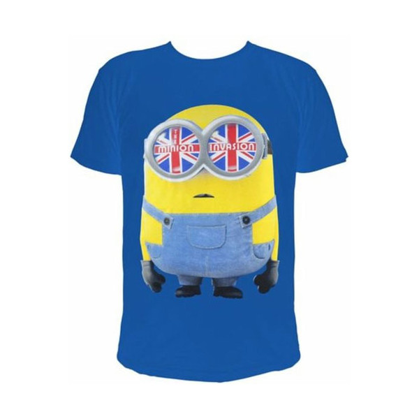 Merc  T-Shirt Minions UK  L blau - NBG  - (Merchandise / Merch Bekleidung)