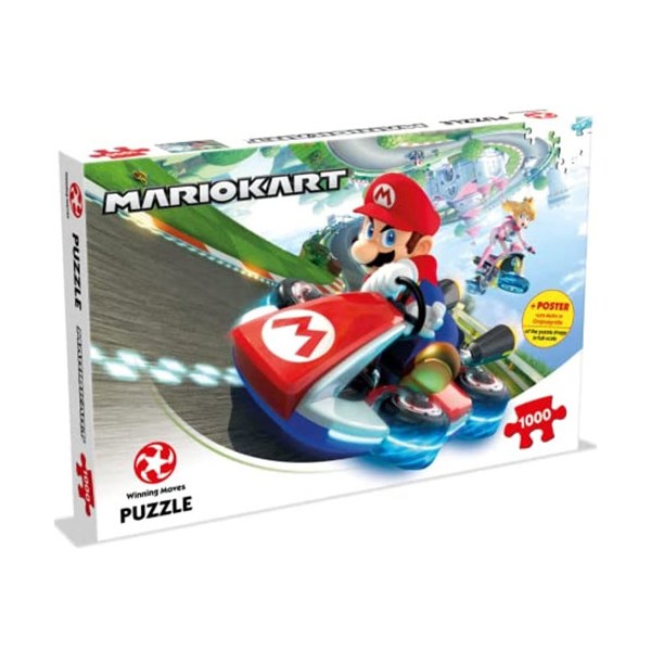 Merc  Puzzle Mario Kart - Funracer 1000 Teile - Diverse  - (Spielwaren / Merch Brett-/Kartenspiele, Puzzle)