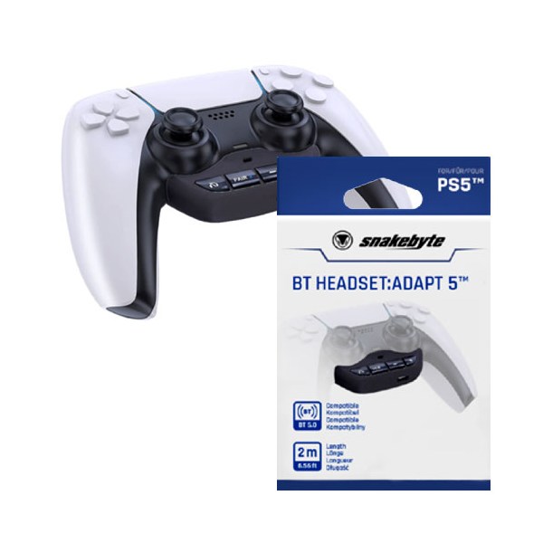 PS5 Headset-Adapter BT Headset:Adapt5 black - Snakebyte  - (SONY® PS5 Hardware / Zubehör)