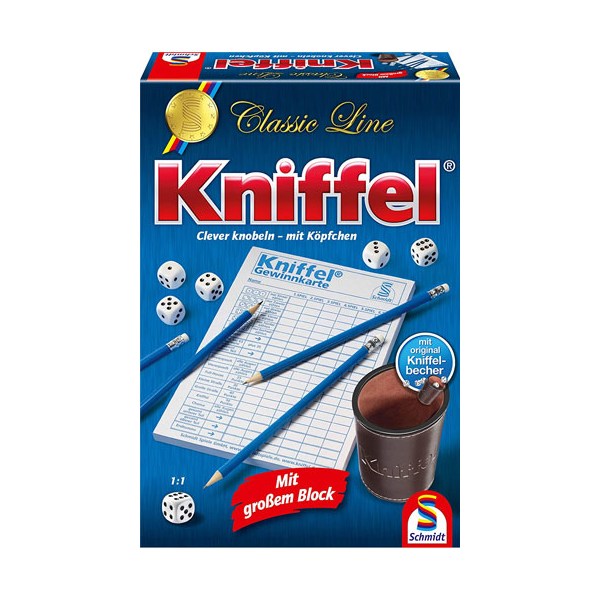 Merc Brettspiel  Kniffel - Schmidt Spiele 49203 - (Spielwaren / Spielzeug)