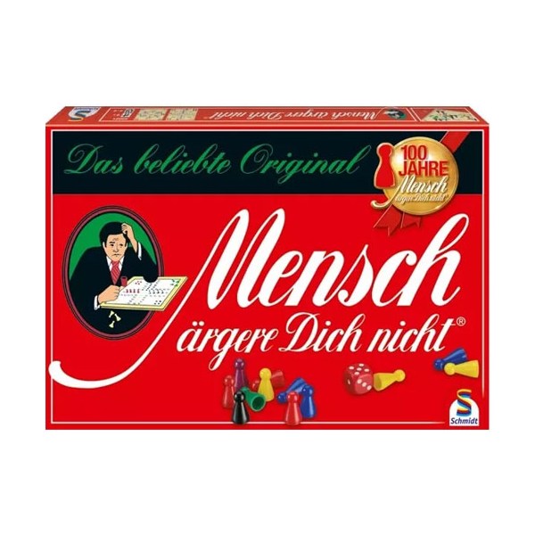 Merc Brettspiel Mensch ärgere dich nicht Standard Standardausgabe - Schmidt Spiele 49021 - (Spielzeug / Merch Brett-/Kartenspiele, Puzzle)