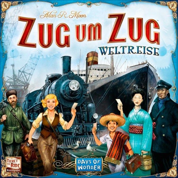 ASM Zug um Zug Weltreise  DOW0003 - Asmodee DOW0003 - (Spielwaren / Brett-/Kartenspiele, Puzzle)