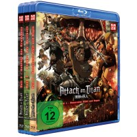 Attack on Titan - Movie Trilogie (BR)  3Disc - AV-Vision...