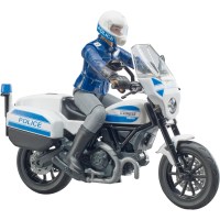 BRUDER bworld Scrambler Ducati Polizeim.  62731 - BRUDER...