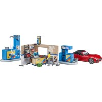 BRUDER bworld Tankstelle mit Waschplatz  62111 - BRUDER...