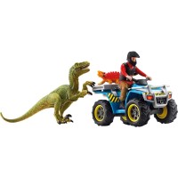 Schleich Dinosaurs Flucht a Quad v Vel.  41466 - Schleich...