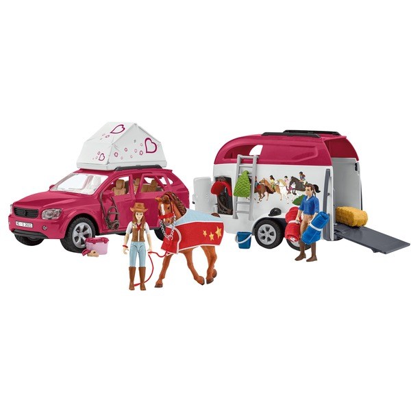 Schleich HC Abenteuer m Auto u Pferdeanh  42535 - Schleich 42535 - (Spielwaren / Play Sets)