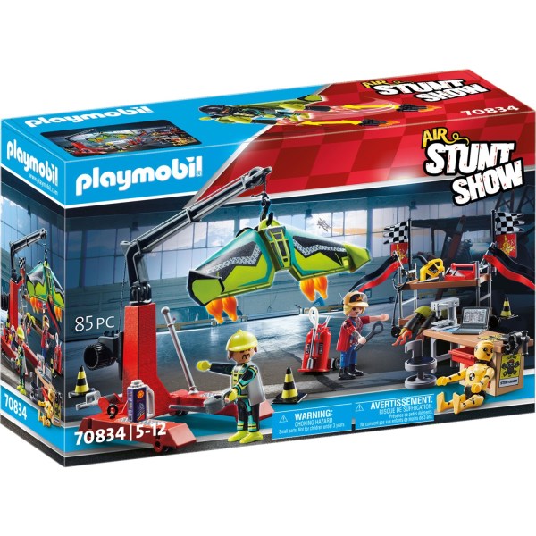 Playm. Air Stuntshow Servicestation  70834 - Playmobil 70834 - (Spielwaren / Playmobil / LEGO)