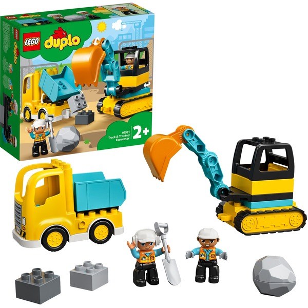 LEGO DUPLO Bagger und Laster  10931 - LEGO 10931 - (Spielwaren / Playmobil / LEGO)