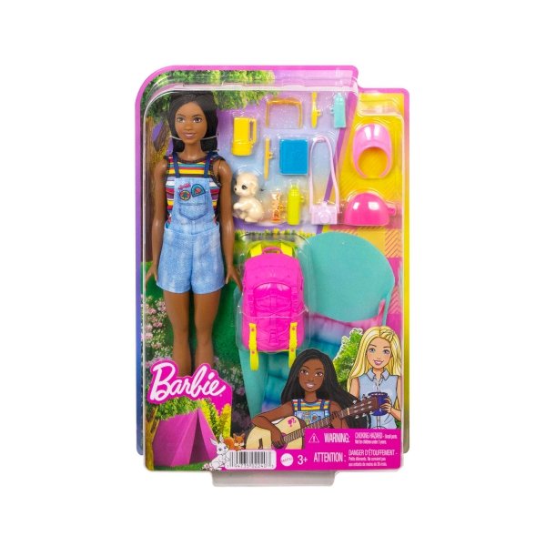 Mattel - Barbie It Takes Two Brooklyn Camping Doll With Puppy / from Assort