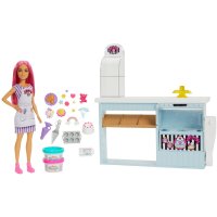 Barbie Bäckerei Spielset mit Puppe  HGB73 - Barbie...