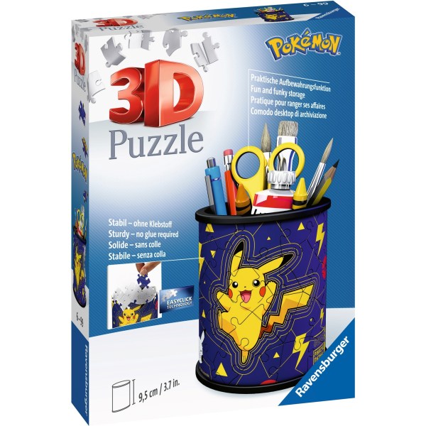 Pokémon 3D Puzzle Pencil Holder (54 pieces)