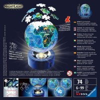 RAV 3D Puzzle Nachtlicht Erde bei Nacht  118441 -...