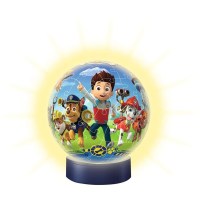 RAV Puzzle-Ball 3D Nachtlicht Paw Patrol  118427 / 72 Teile - Ravensburger 118427 - (Spielwaren / Puzzle)