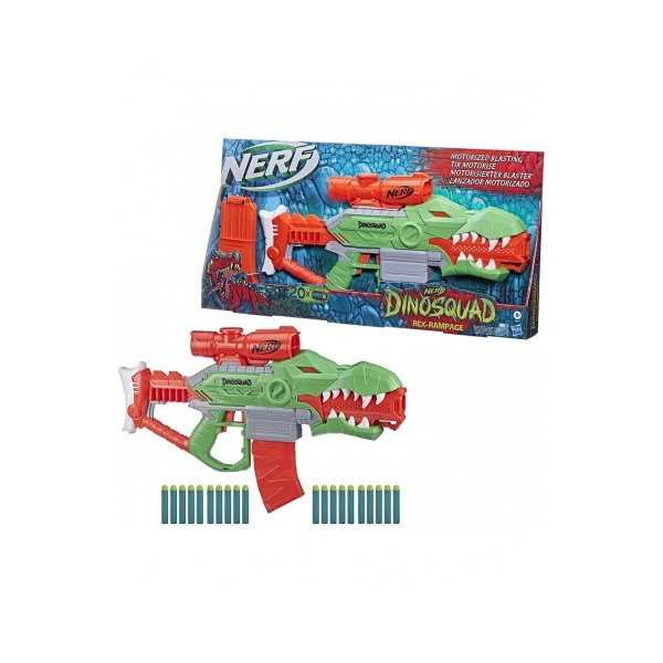 Hasbro - Nerf Dinosquad Rex-Rampage Motorized Blaster - Hasbro F0807EU4 - (Merchandise / Spielzeug)