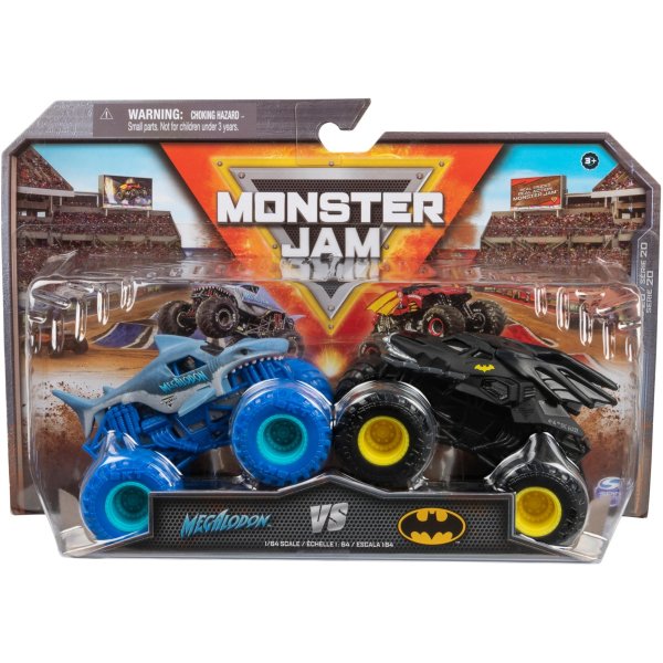 Spin Master Monster Jam-2-Pack 1:64-Bat.  6065293 - Spinmaster 6065293 - (Spielwaren / Play Sets)