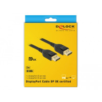 DeLOCK DisplayPort 8K 60Hz         bk 3m - DeLOCK 85661 - (PC Zubehoer / Kabel / Adapter)