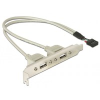 DeLOCK Slotblech 2 x USB 2.0 Typ A - DeLOCK 71000 - (PC...