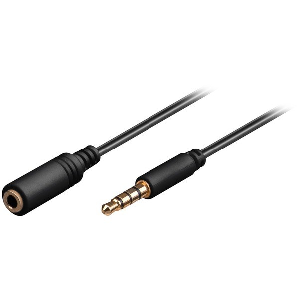 goobay Kabel AUX -> 3.5mm  4 Pin  0,5m  62476 - Goobay 62476 - (PC Zubehoer / Kabel / Adapter)