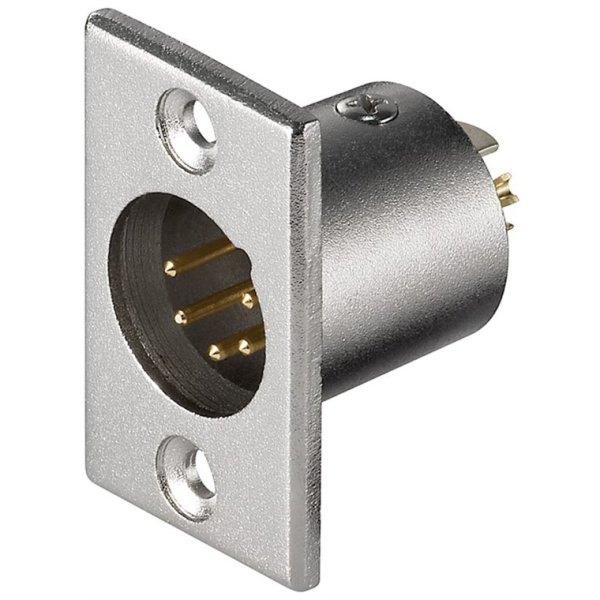 goobay Mikrofon-Einbaustecker 5Pin  11966 - Goobay 11966 - (PC Zubehoer / Kabel / Adapter)